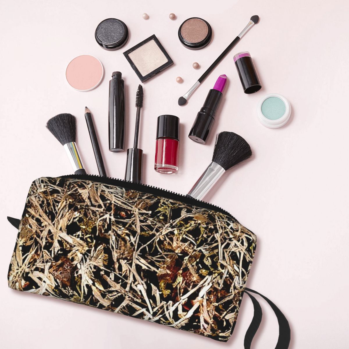 Beauty Real Makeup - リアルツリー迷彩柄メイクアップバッグ化粧品オーガナイザートイレタリー化粧品バッグ女性用美容旅行ペンシルケース