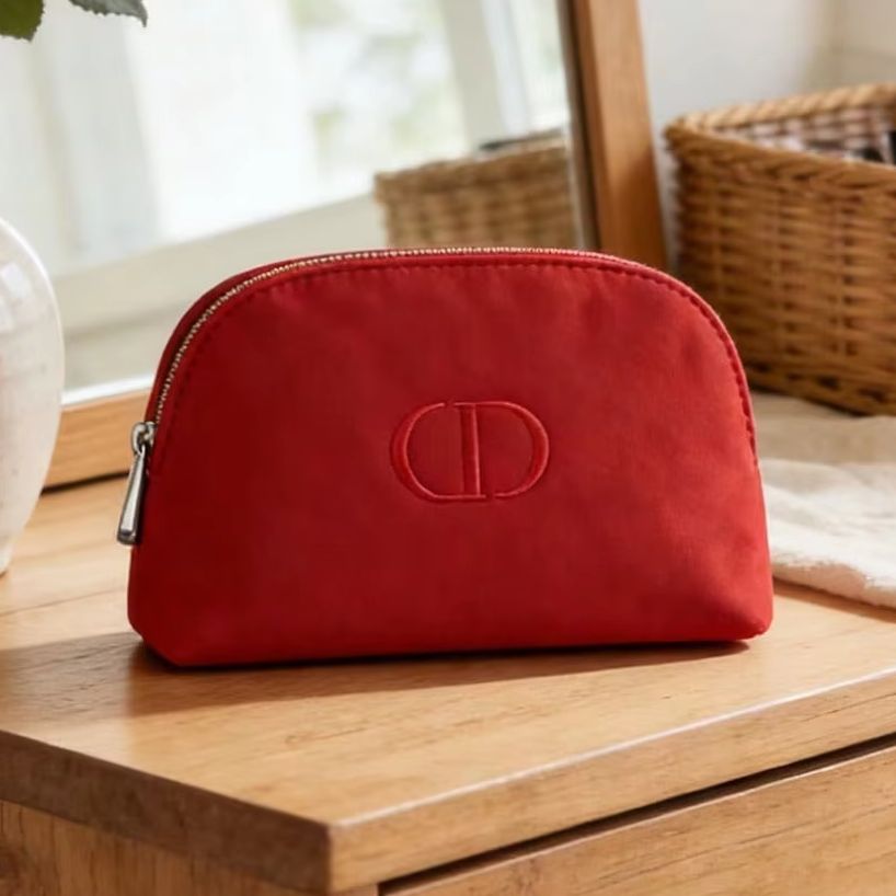 Beauty Makeup Dior - ディオールのバッグ プレミアムハイエンド ピンクジッパー メイクアップオーガナイザーバッグ 大容量美容収納ポーチ 彼女への素晴らしい誕生日プレゼント