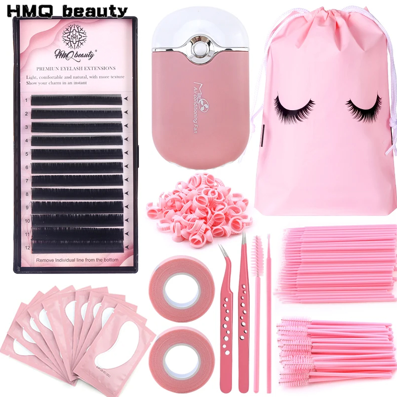 Beauty And Makeup Quotes - プロのまつげエクステブラシのセット,268個,マイクロブラシ,ミニUSBファン,グルーリング,ピンセット,メイクアップツール