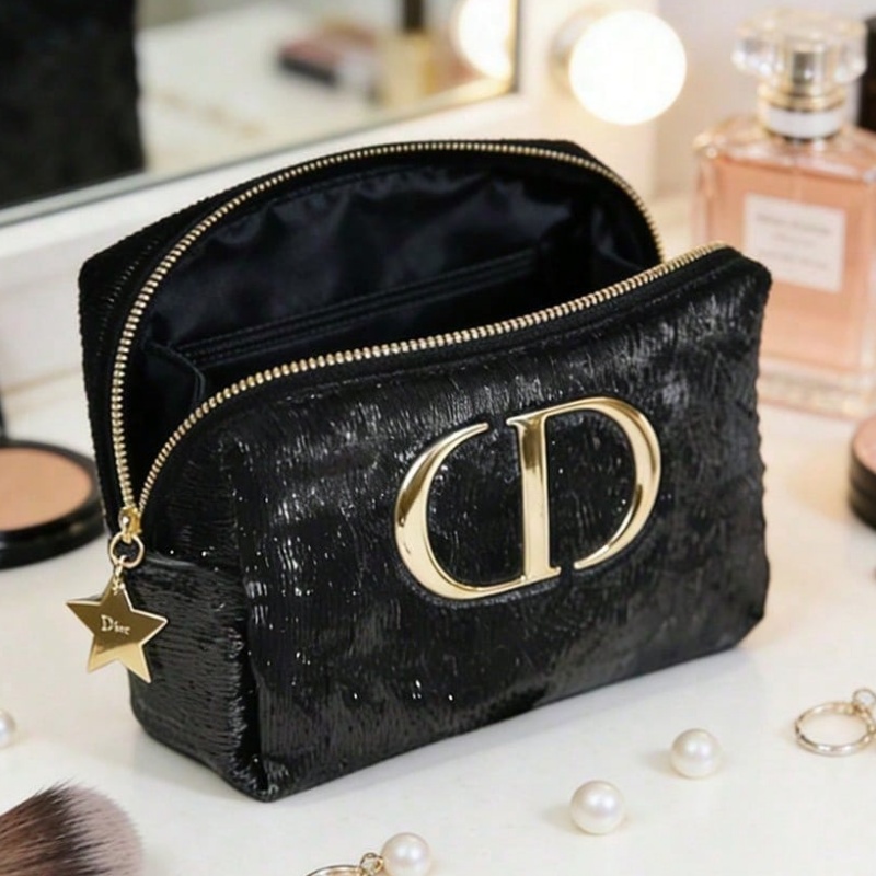 Beauty Makeup Dior - クリスチャン・ディオール ディオールのバッグ ヴィンテージ 高級 ブラック ベルベット