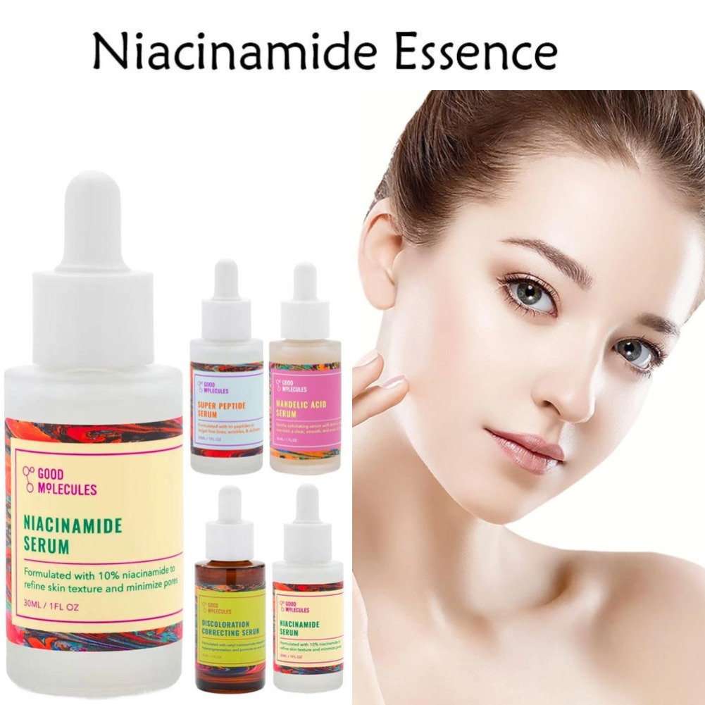 Vitamin C Serum Face - プレミアムグッドモレキュールズ フェイシャルセラム 小じわ対策 ハリ肌セラム 保湿ビタミンC ヒアルロン酸配合