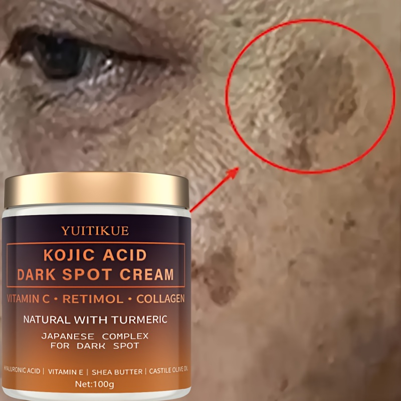 Vitamin C Serum Face - アルブチン美白クリーム、ビタミンC、レチノール、コラーゲン、天然クルクミン、ヒアルロン酸、ビタミンE、シアバター、キャスターオリーブオイル。