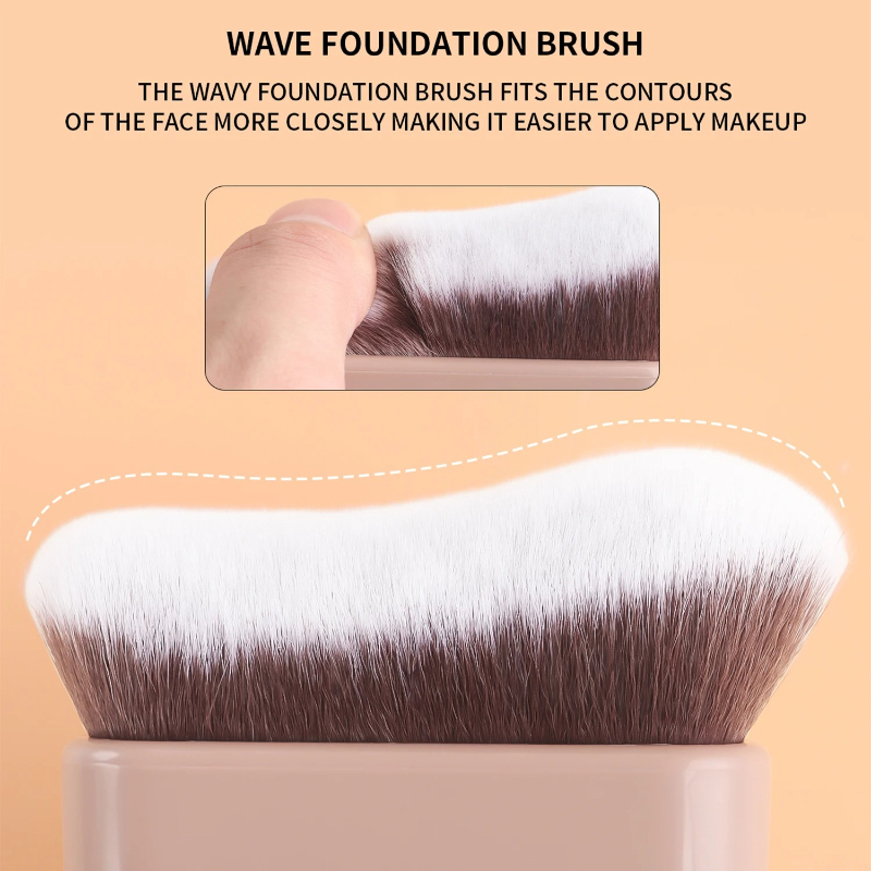 1個入りハンドヘルドメイクアップブラシ、ファンデーションブラ - Beauty Makeup Fashion のレビューと価格