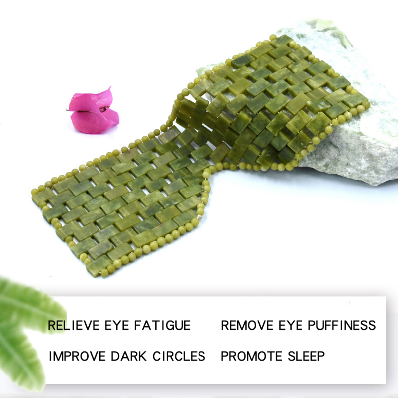 翡翠アイマスク フェイシャルマッサージャー 天然石 グアシャ - Jade Roller Gua Sha のレビューと価格