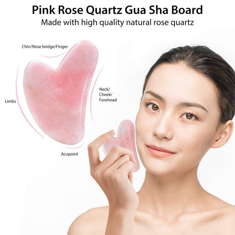 天然ヒスイローラー瓜沙スクレーパーセット美顔器ローラーヒスイ - Jade Roller Gua Sha のレビューと価格