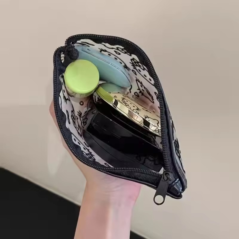 透明メッシュハローキティ小銭入れ漫画風ファッショナブルでシン - Beauty Makeup Fashion のレビューと価格