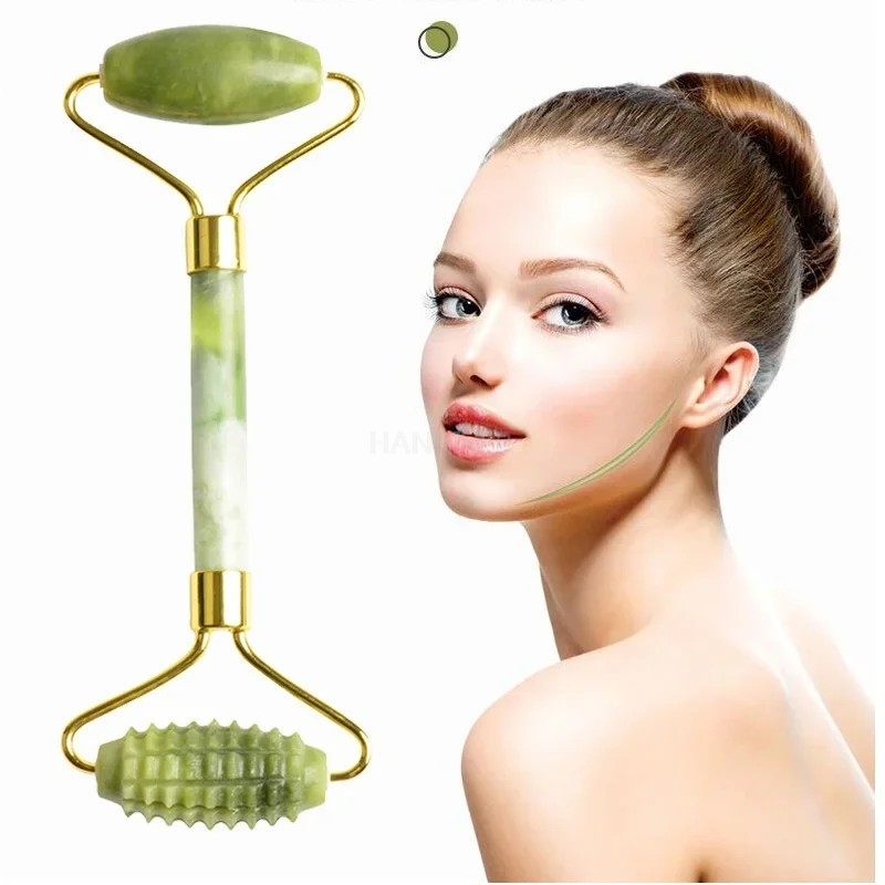 フェイシャルジェイドマッサージローラーセット、かっさボード、 - Jade Roller Gua Sha のレビューと価格