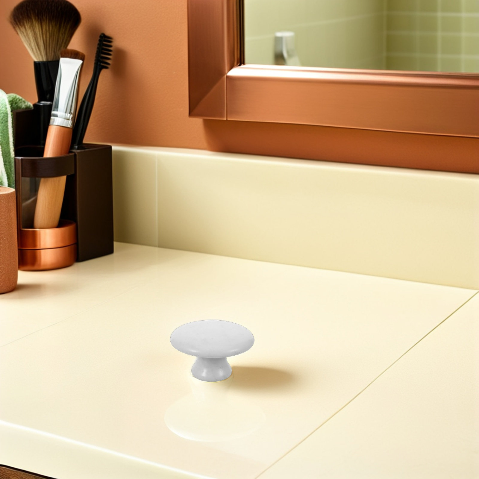 翡翠製フェイシャルマッサージローラー ホワイトマッシュルーム - Jade Roller Gua Sha のレビューと価格