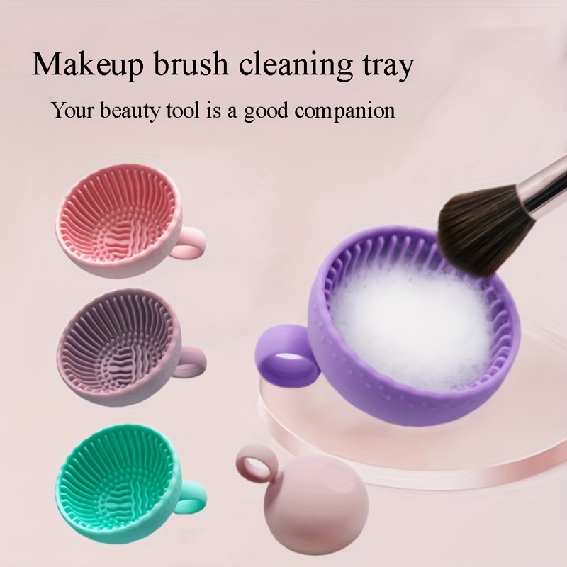 フェイシャルメイクアップボウルシリコーンパウダーパフクリーニ - Beauty Makeup Box のレビューと価格