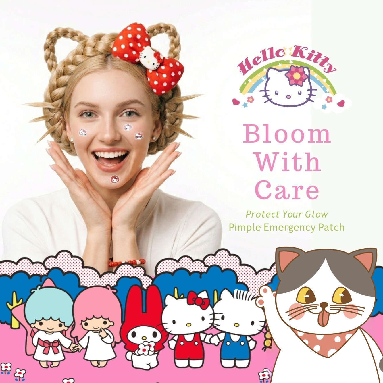 48/120個入り ハローキティ ニキビパッチ、顔用ニキビパ - Pressed Powder Foundation のレビューと価格