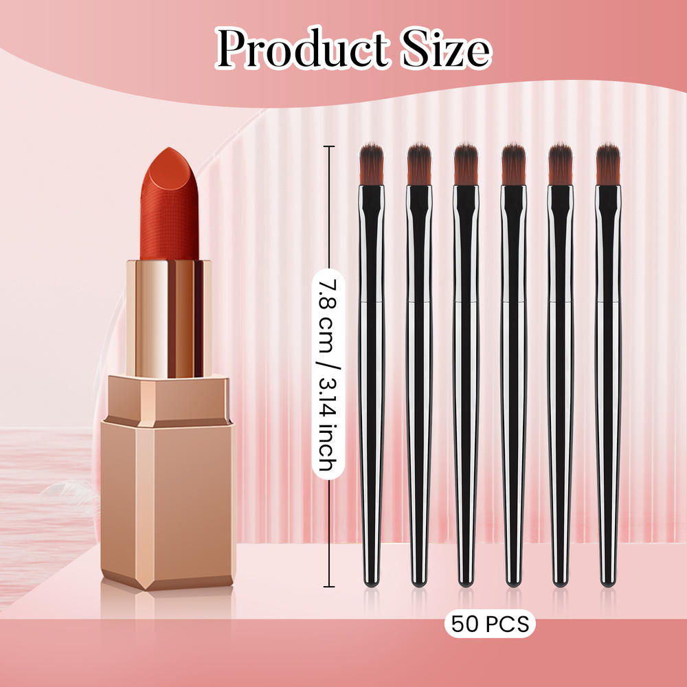 50/100 個使い捨てリップブラシセット口紅グロスワンドア - Beauty Makeup Fashion のレビューと価格