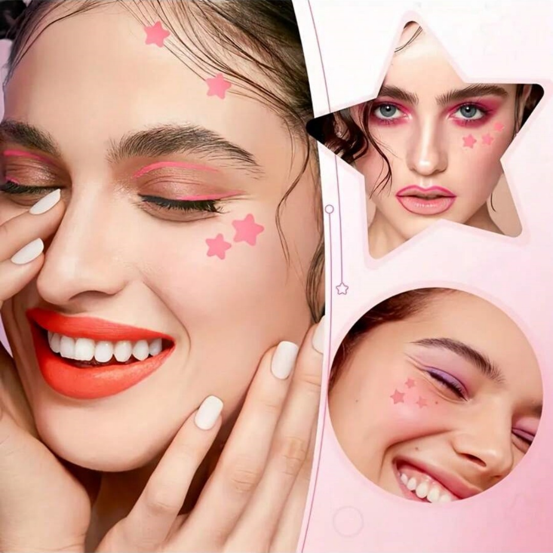 280枚のマルチカラースターニキビパッチ、顔用ニキビパッチ、 - Pressed Powder Foundation のレビューと価格