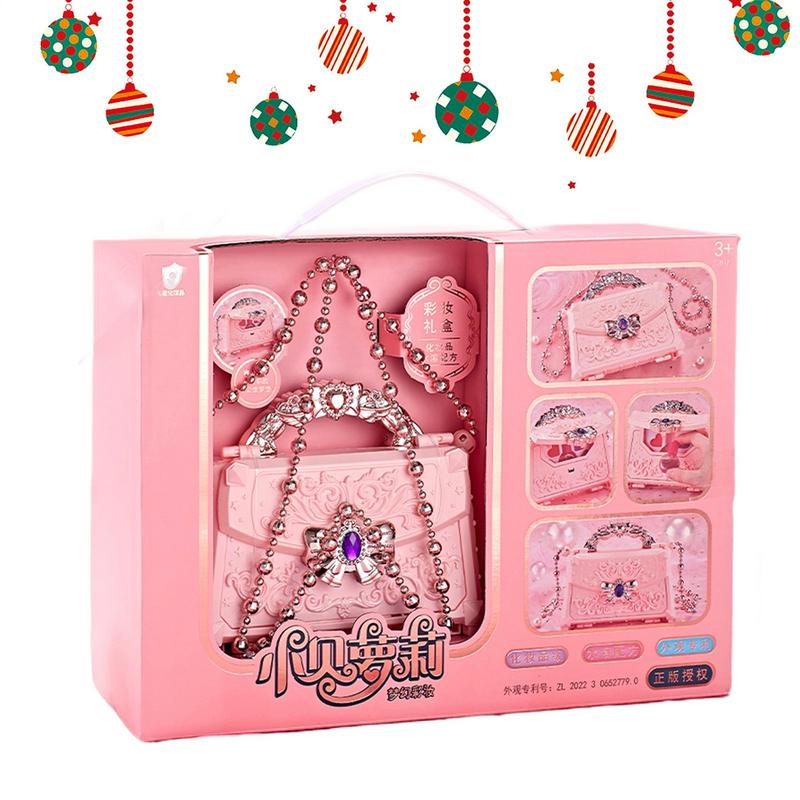 小さな女の子のためのキャリッジ型の化粧キット,ポータブル化粧 - Beauty Real Makeup のレビューと価格