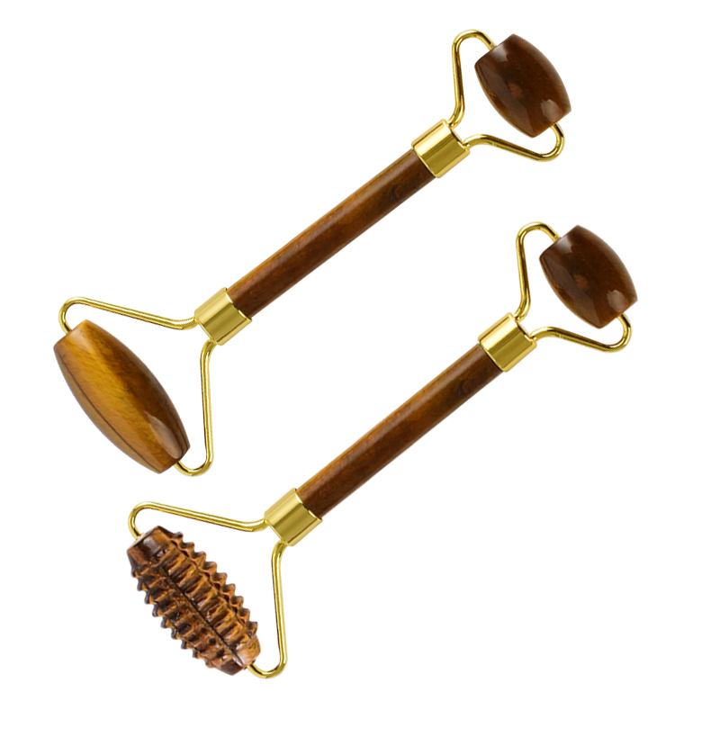 天然タイガーアイ翡翠ローラーカシャ美しいマッサージフェイシャ - Jade Roller Gua Sha のレビューと価格