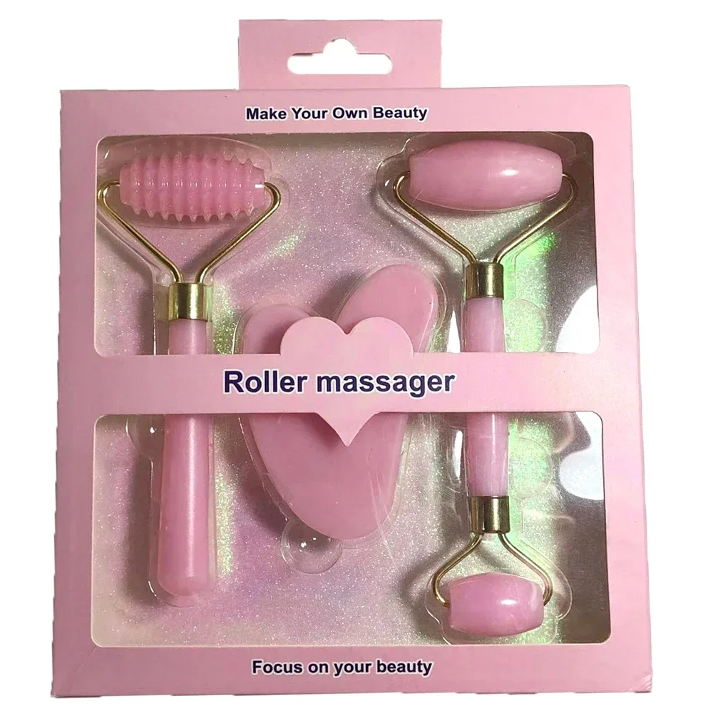 樹脂ローラーマッサージャー顔ボディかしゃではない翡翠石美顔器 - Jade Roller Gua Sha のレビューと価格