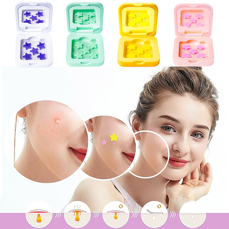1 ボックスハイドロコロイドにきびパッチフェード修理目に見え - Pressed Powder Foundation のレビューと価格