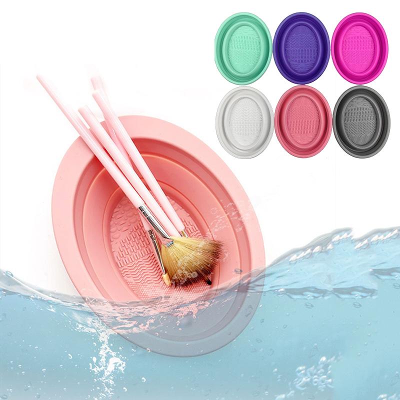 ソフトシリコンメイクブラシクリーナー折りたたみパウダーパフク - Beauty Makeup Box のレビューと価格
