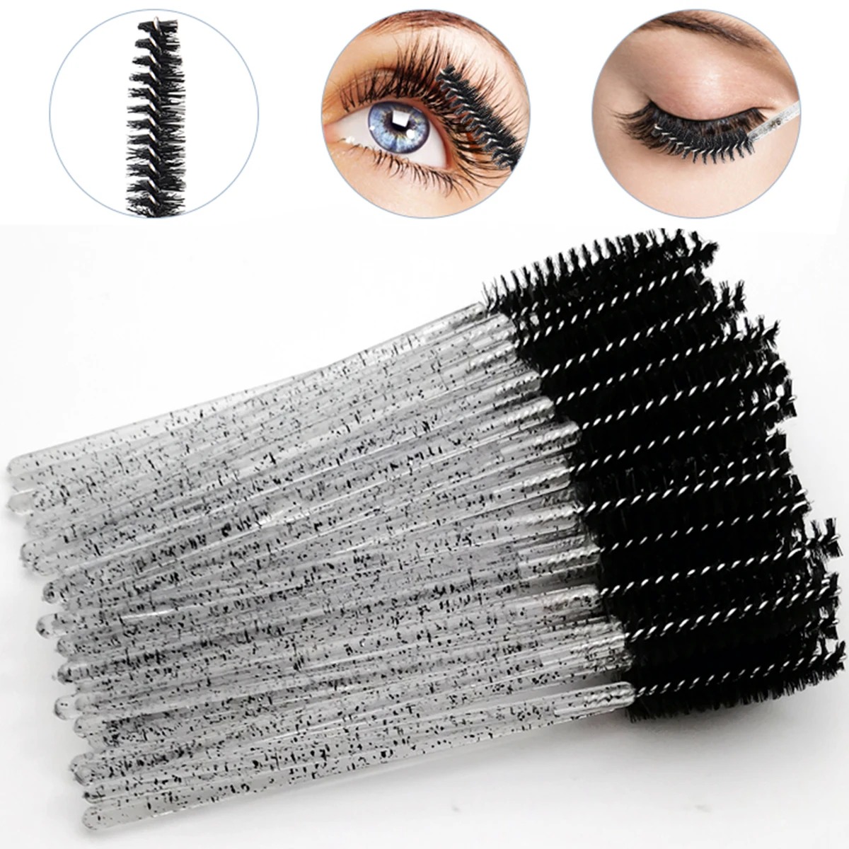 卸売 100 個マスカラ Spoolies 使い捨てまつげ  - Beauty Makeup Fashion のレビューと価格